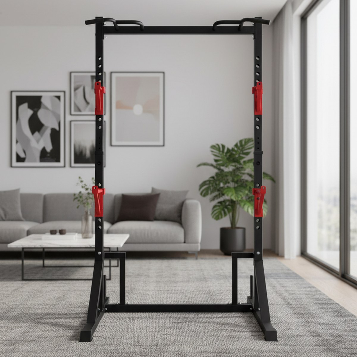 Squat Rack Power - Rak Power yang Dapat Disesuaikan dengan