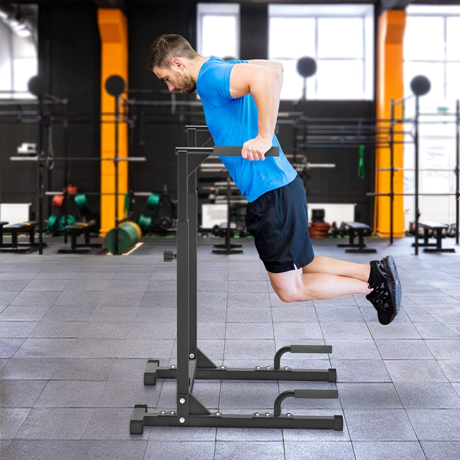 Home Gym With Leg Press - Peralatan Gym Rumahan, Bar Push-Up &