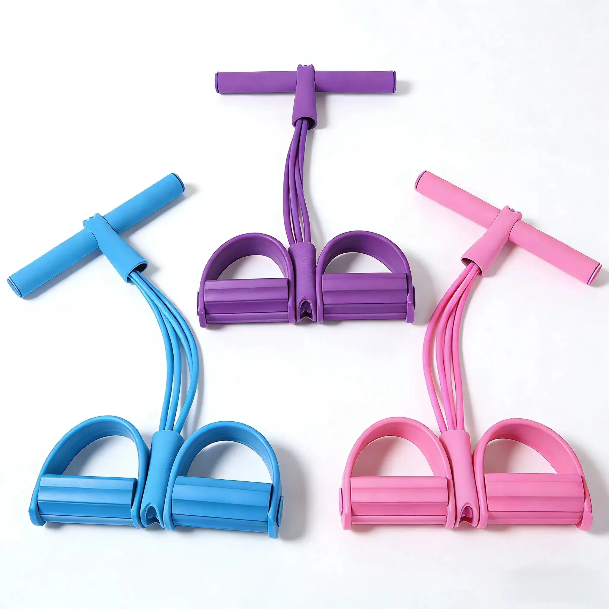Home Gym Used - 4 Alat Latihan Tali Tarik Elastis,