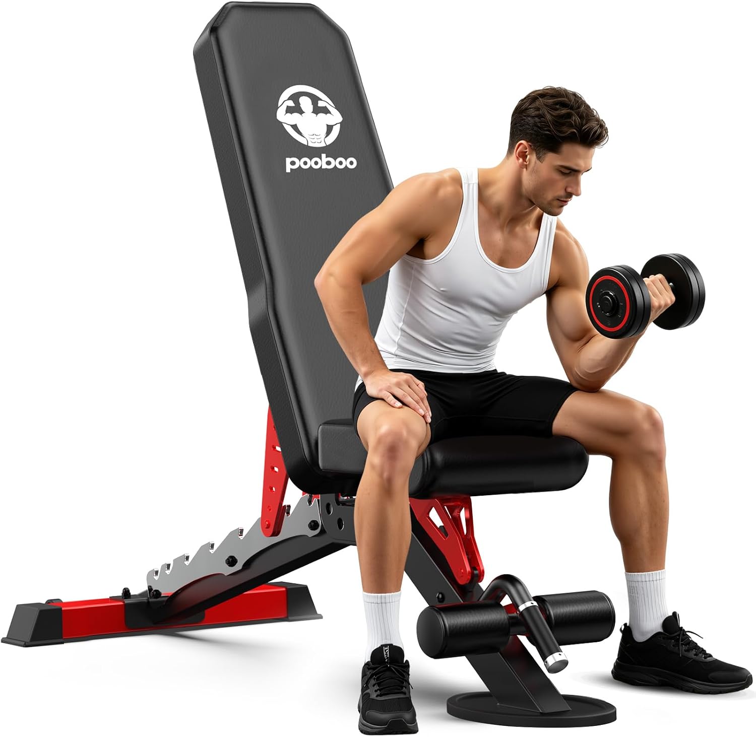 Adjustable Weight Bench - Bangku Angkat Beban yang Dapat Disesuaikan,