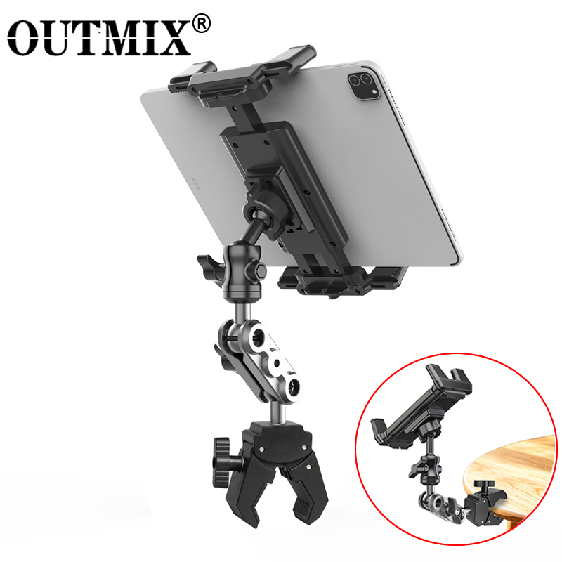 Home Gym Video - OUTMIX Penyangga Tablet untuk Treadmill, Penjepit