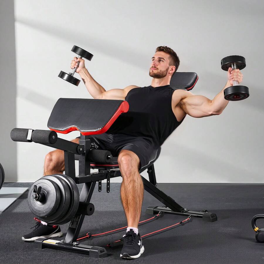 Home Gym Leg Press - Bangku Angkat Beban, Bangku Angkat Beban