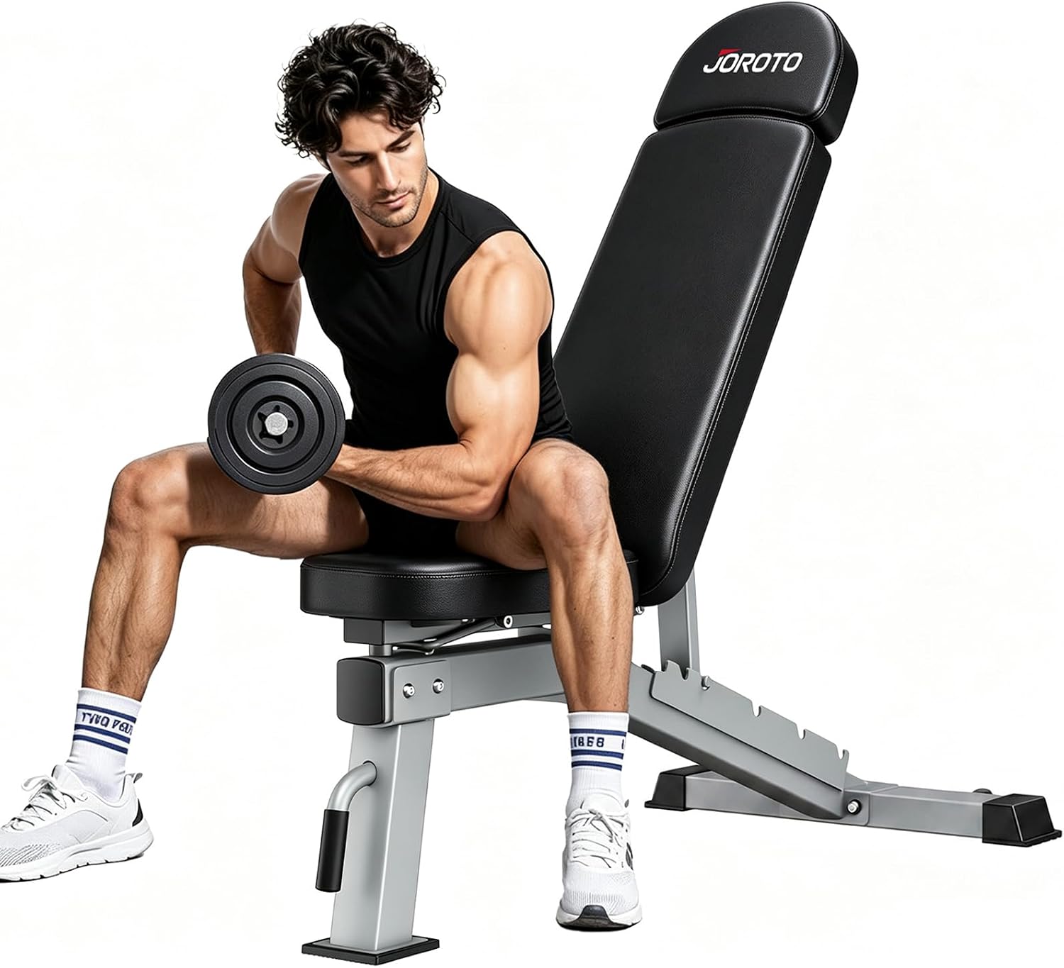 Adjustable Weight Bench - Bangku Angkat Beban yang Dapat Disesuaikan,