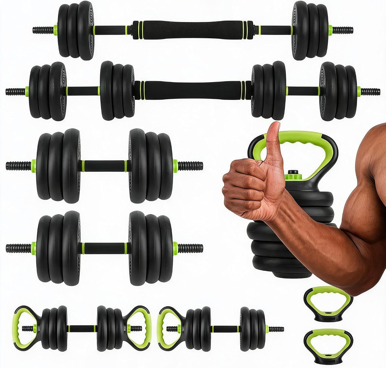 Home Gym Used - Set Dumbbell 4 in 1 yang