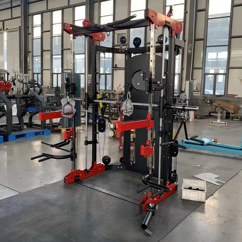 Home Gym Leg Press - Peralatan Gym Multi Smith Machine Komersial,