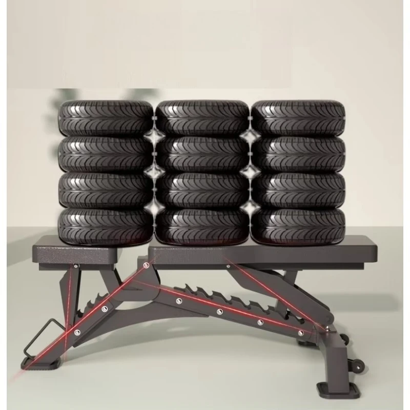 Adjustable Weight Bench - Bangku Dumbbell Sit-Up Portabel yang Dapat
