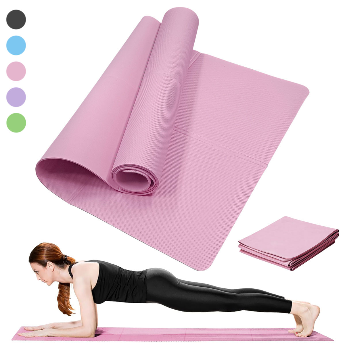 Home Gym On Carpet - Matras Yoga Pilates Matras Kebugaran Tebal