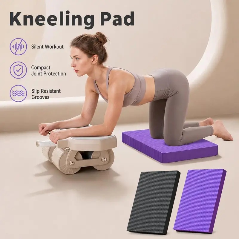Home Gym Yoga Mat - Matras Bantalan Lutut Yoga Anti-Selip Tebal,