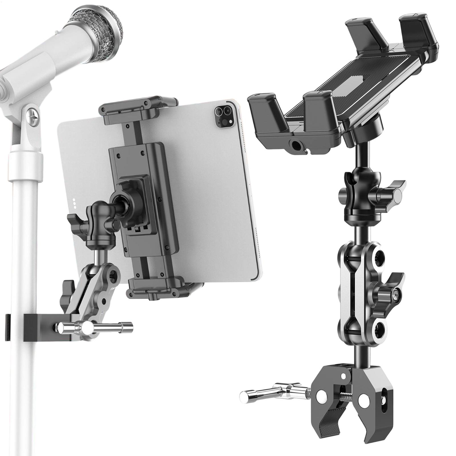 Home Gym Video - Penyangga Tablet untuk Treadmill, Penjepit Tablet,
