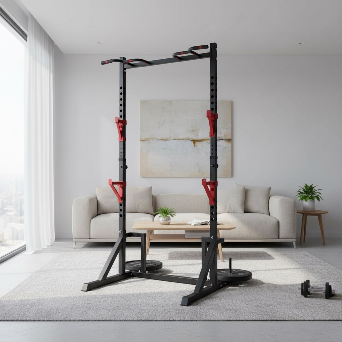 Rak Power yang Dapat Disesuaik - Squat Rack Power ulasan dan harga