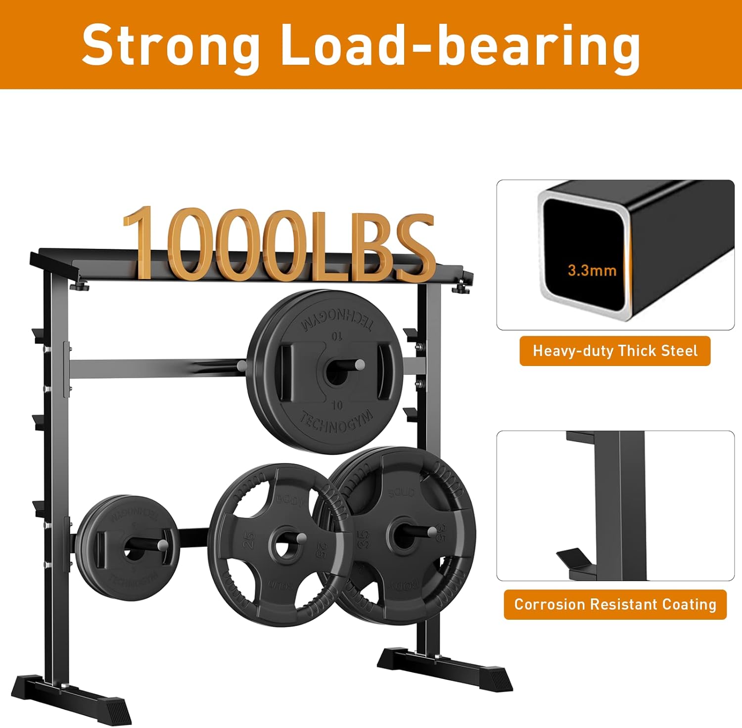 Rak Penyimpanan Beban Latihan  - Home Gym Usa ulasan dan harga