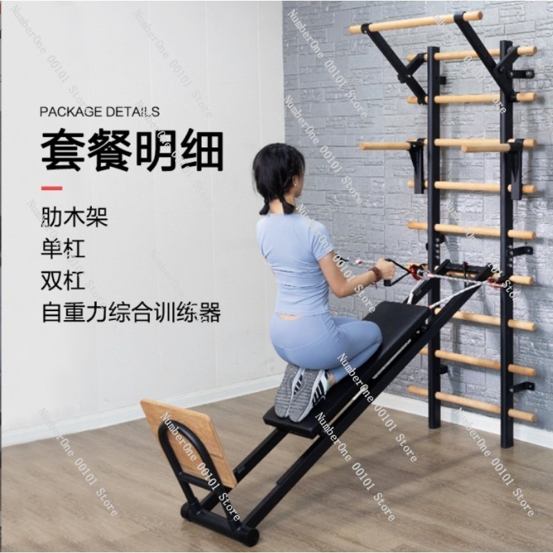 Rangka Latihan Pull-Up Paralle - Home Gym With Leg Press ulasan dan harga