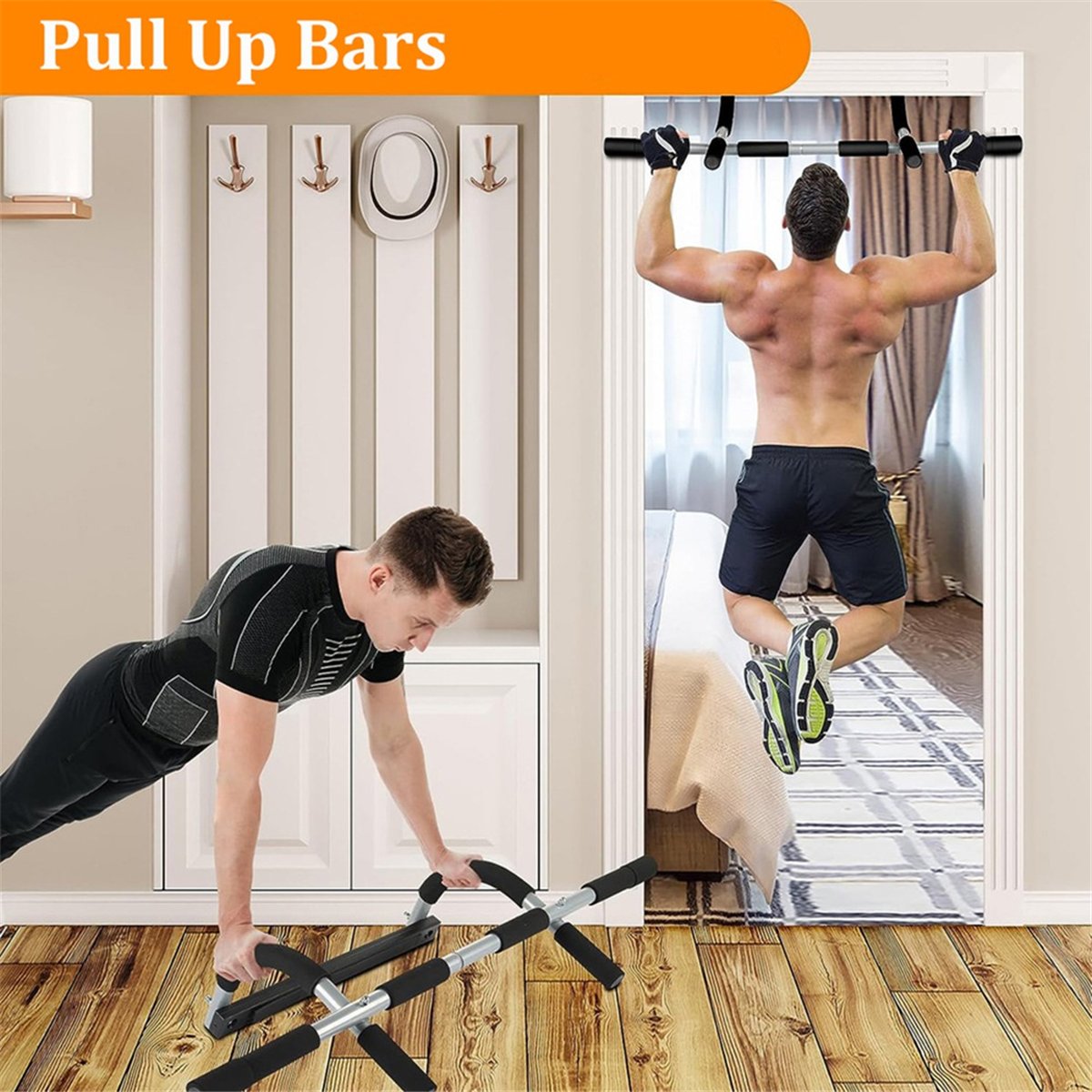 ABST Wall Mounted Pull Up Bar  - Chin Up Doorframe ulasan dan harga