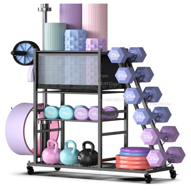 Rak Penyimpanan Alat Fitness R - Home Gym Yoga Mat ulasan dan harga