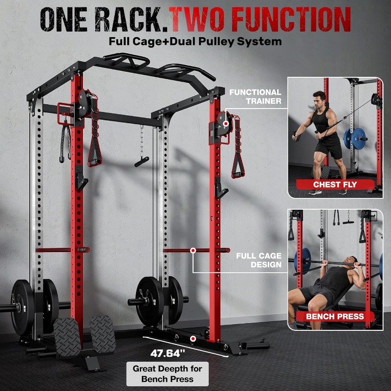 DP01 Power Cage, Rak Squat 200 - Squat Rack Power ulasan dan harga