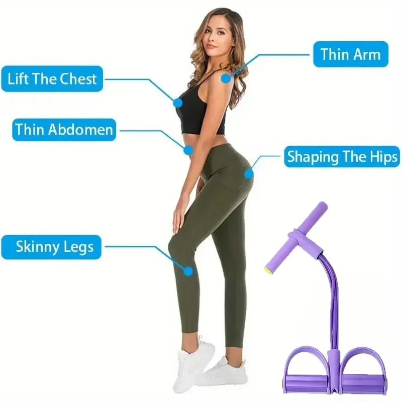 4 Alat Latihan Tali Tarik Elas - Home Gym Used ulasan dan harga
