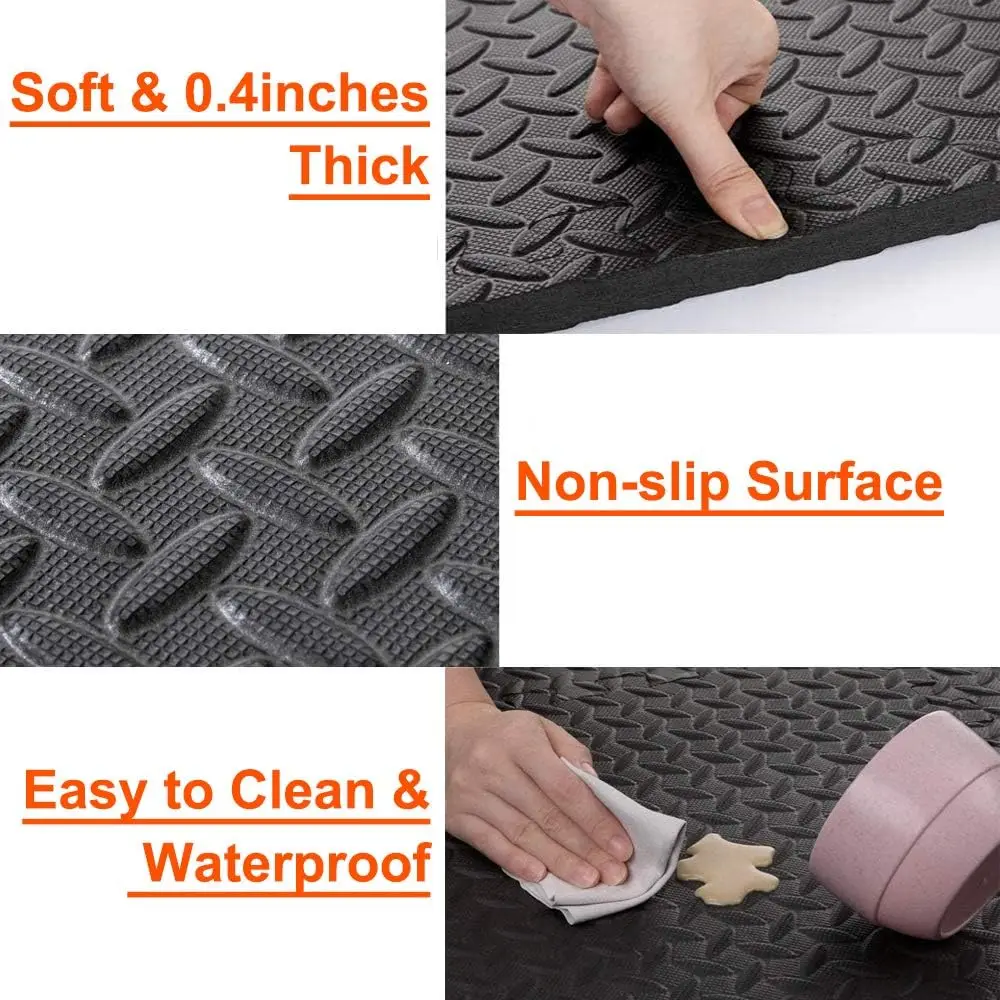 Matras Kebugaran Puzzle EVA, U - Home Gym Yoga Mat ulasan dan harga