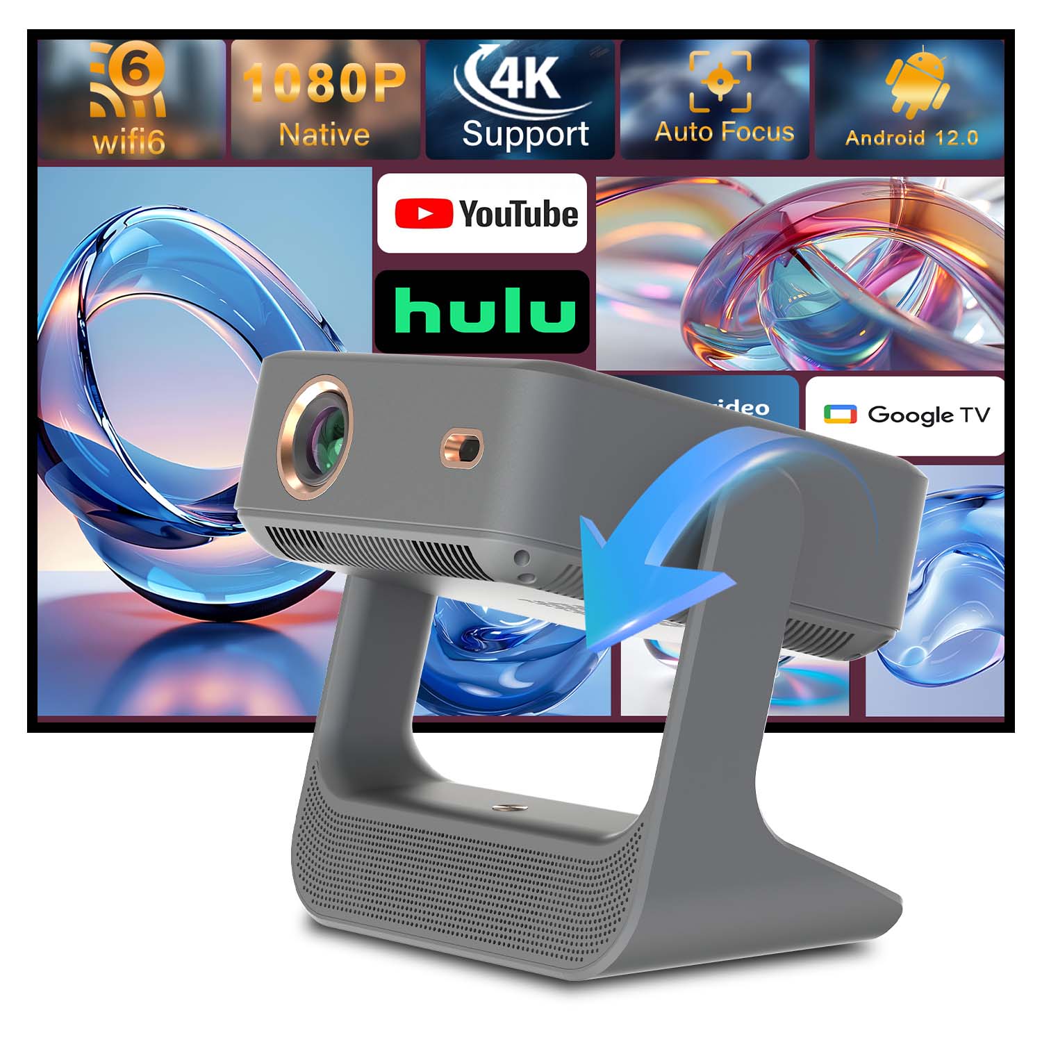 Proyektor Olahraga Portabel Au - Home Gym Video ulasan dan harga