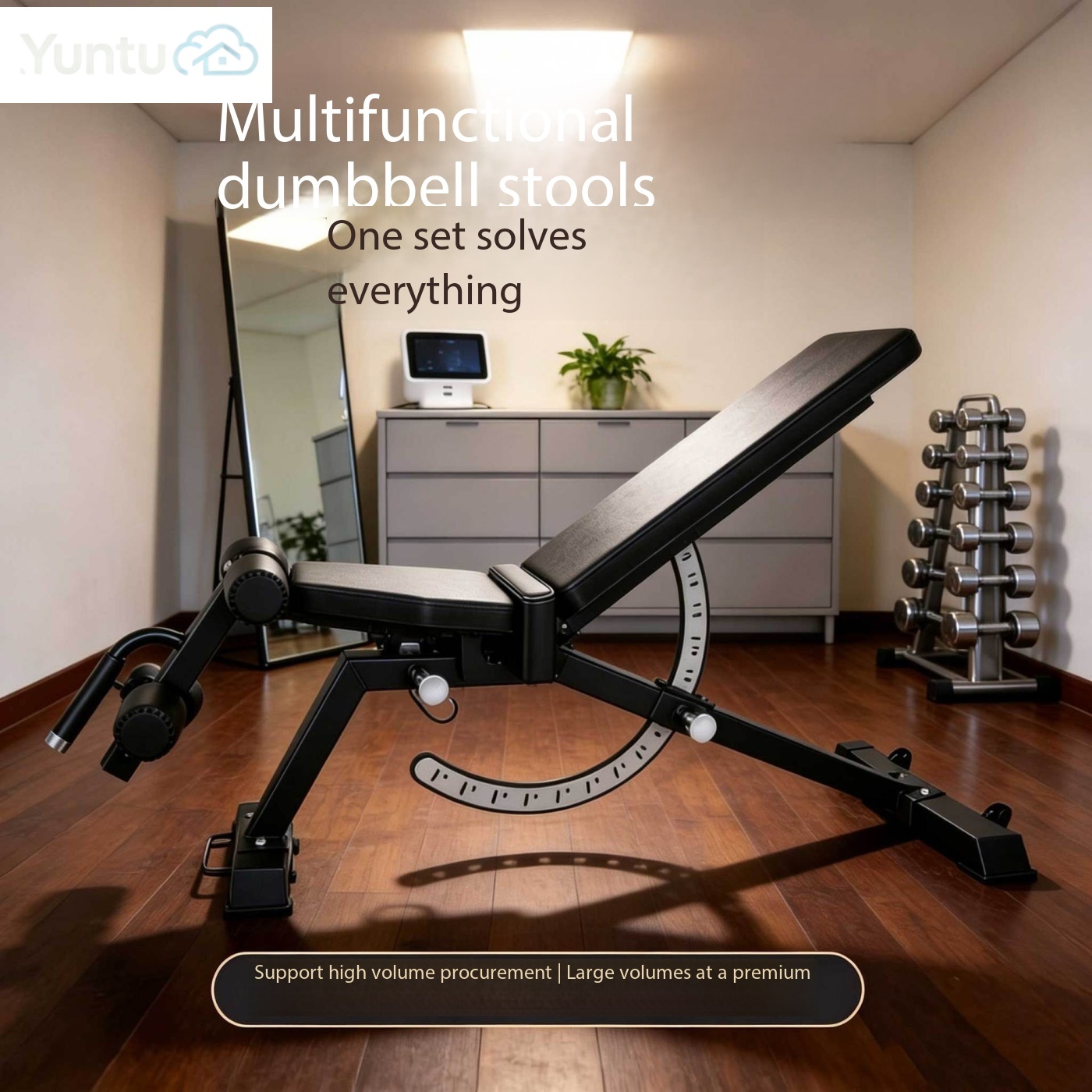 Bangku Latihan Gym Rumah Multi - Adjustable Weight Bench ulasan dan harga