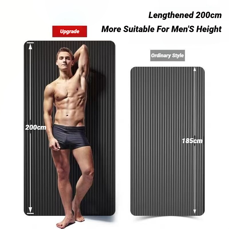 Set Dua Potong Matras Yoga NBR - Home Gym On Carpet ulasan dan harga