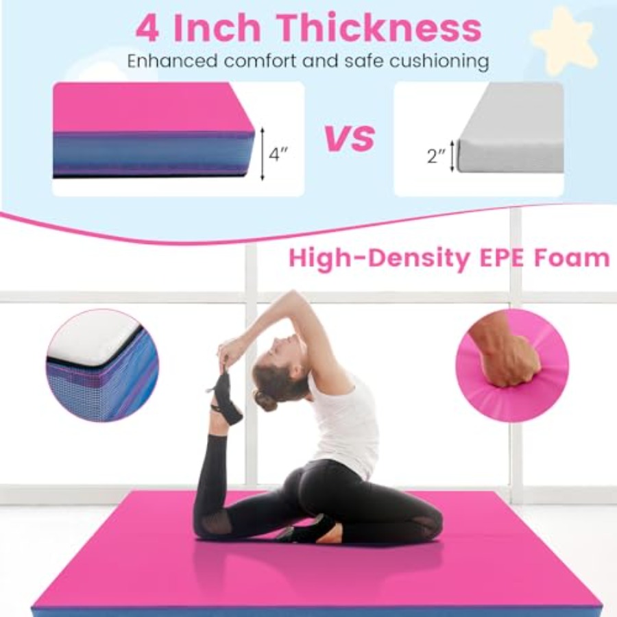 Matras gym rumahan untuk aerob - Home Gym Yoga Mat ulasan dan harga