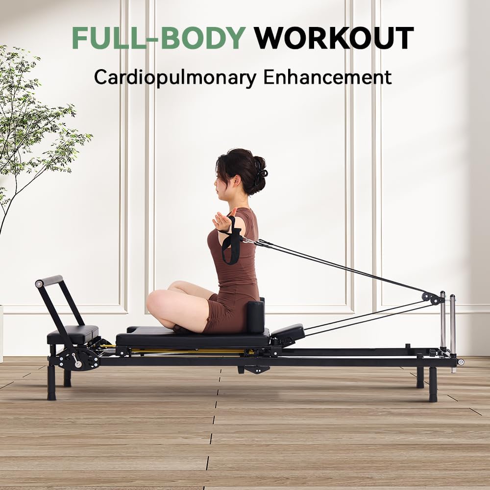 Mesin Pilates Reformer Lipat,  - Home Gym Pilates ulasan dan harga