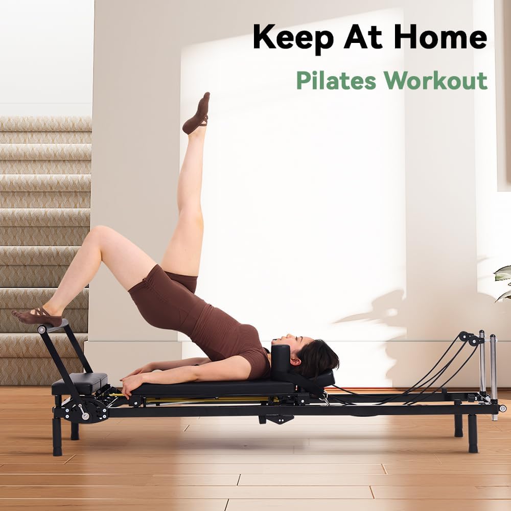 Mesin Pilates Reformer Lipat,  - Home Gym Pilates ulasan dan harga