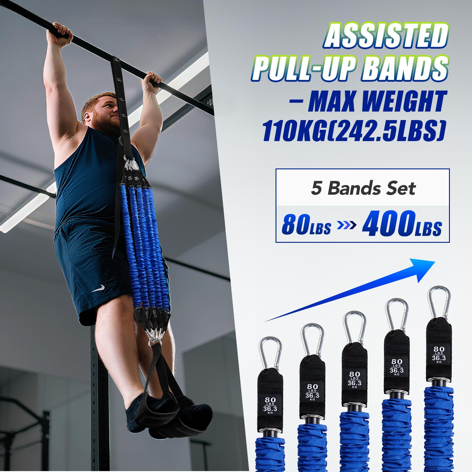 Set Tali Bantu Pull Up Heavy D - Home Gym Hyrox ulasan dan harga