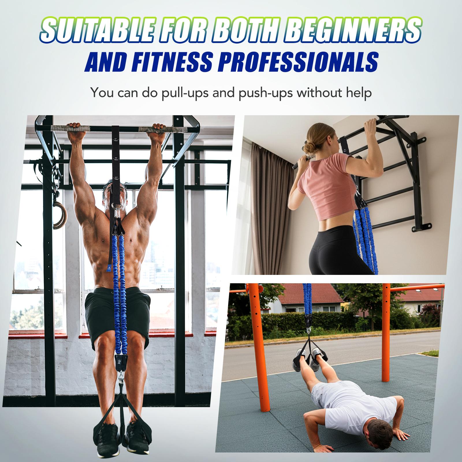Set Tali Bantu Pull Up Heavy D - Home Gym Hyrox ulasan dan harga