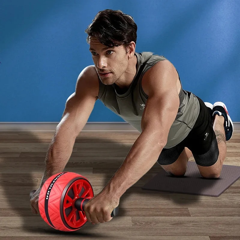 Roda Roller Ab Anti-Selip, Per - Home Gym Hyrox ulasan dan harga