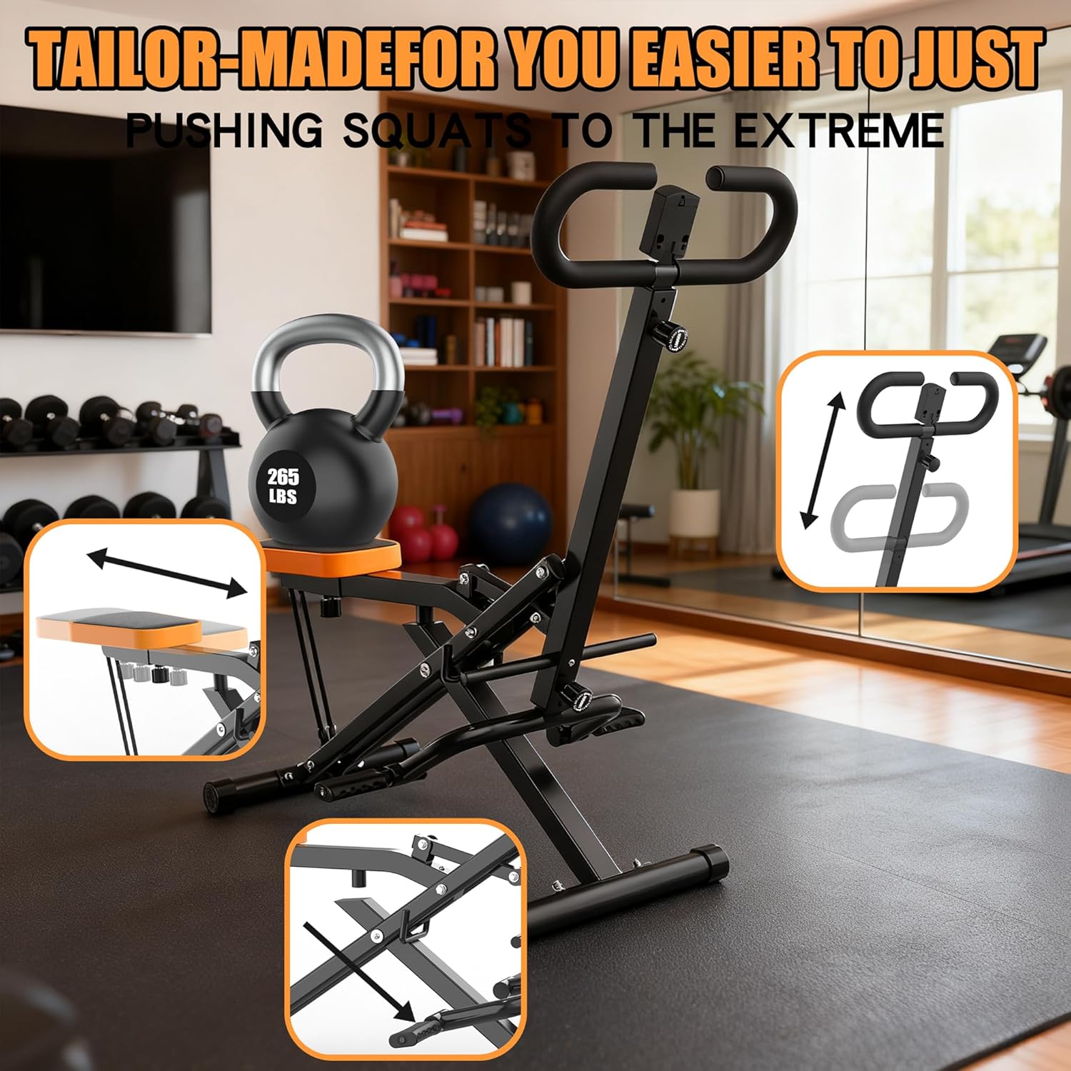 Mesin Squat untuk Rumah, Alat  - Home Gym Leg Press ulasan dan harga