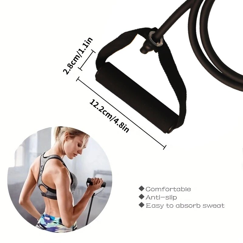 Resistance Band Dengan Peganga - Home Gym Leg Press ulasan dan harga