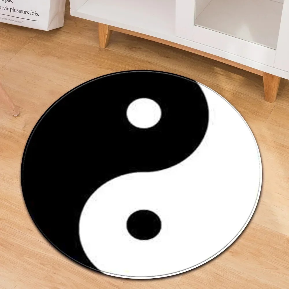 Yin Yang Taiji Karpet Bulat Bu - Home Gym On Carpet ulasan dan harga
