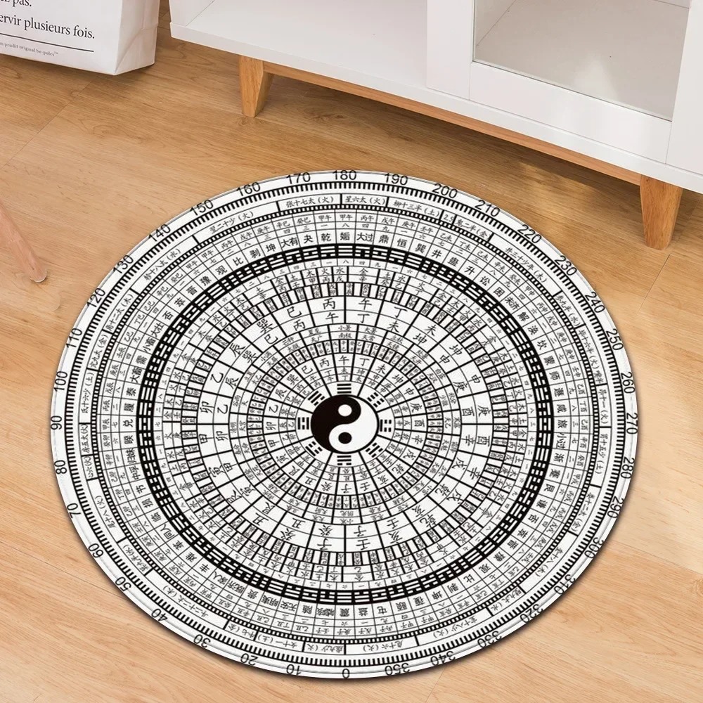 Yin Yang Taiji Karpet Bulat Bu - Home Gym On Carpet ulasan dan harga
