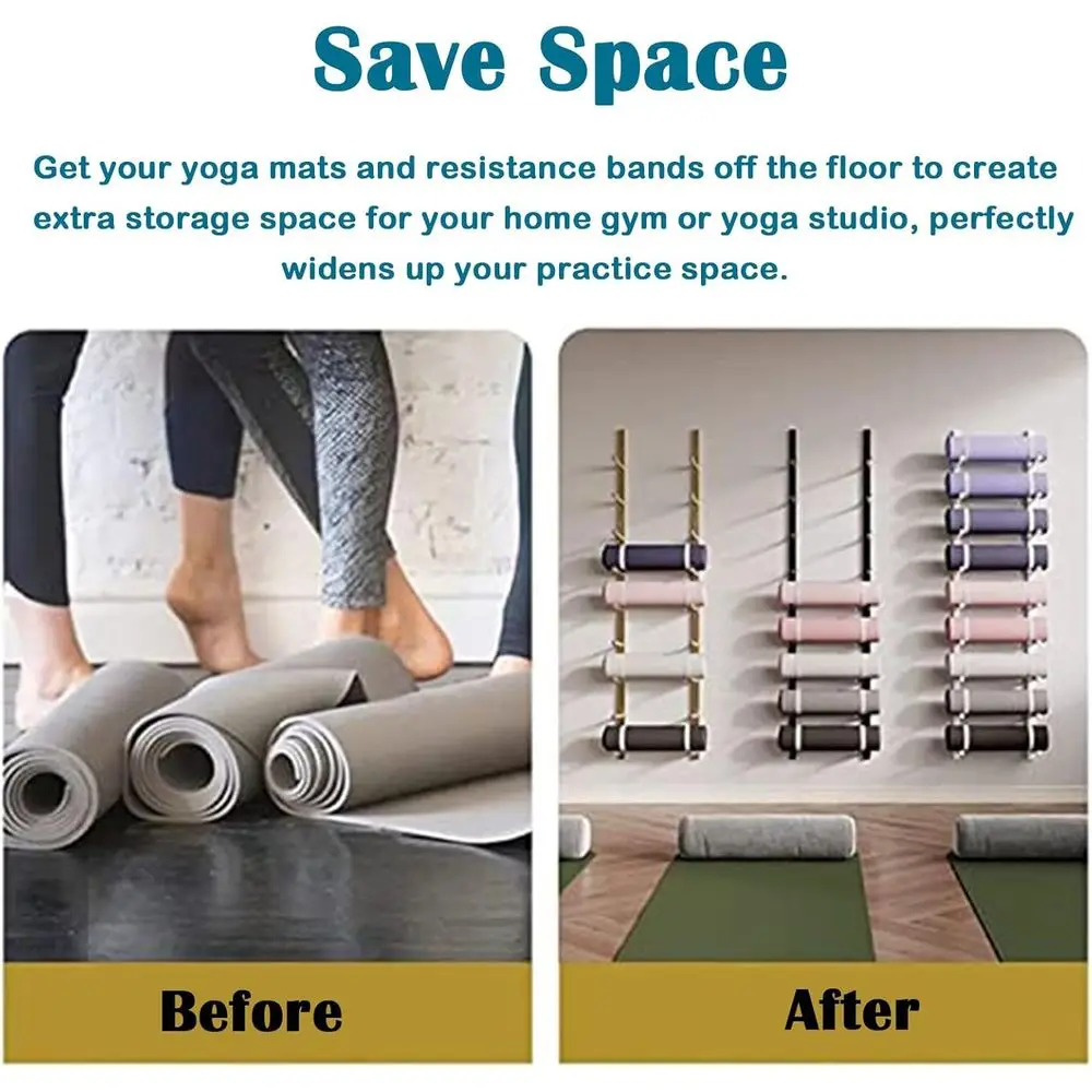 Rak Gym Logam yang Dipasang di - Home Gym Yoga Mat ulasan dan harga