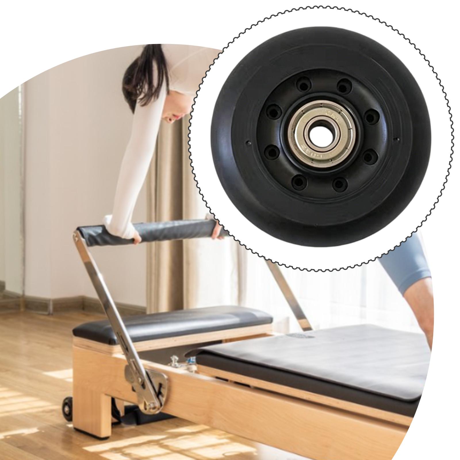 Roda Reformer Pilates Hitam un - Home Gym Pilates ulasan dan harga