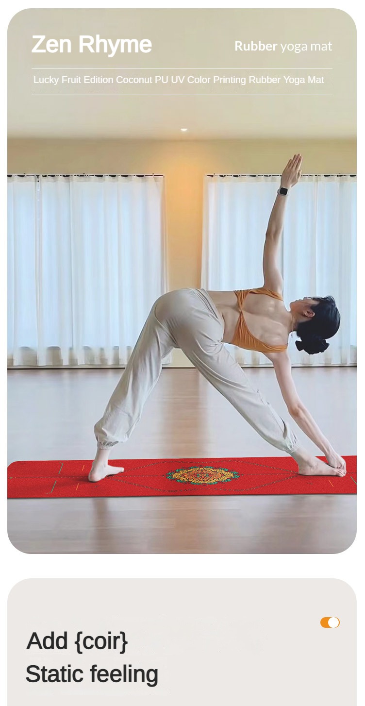 Zen sajak matras Yoga karet al - Home Gym Yoga Mat ulasan dan harga