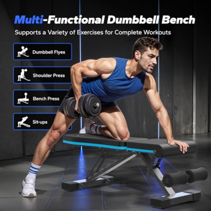 Bangku Angkat Beban Lipat untu - Home Gym Leg Press ulasan dan harga
