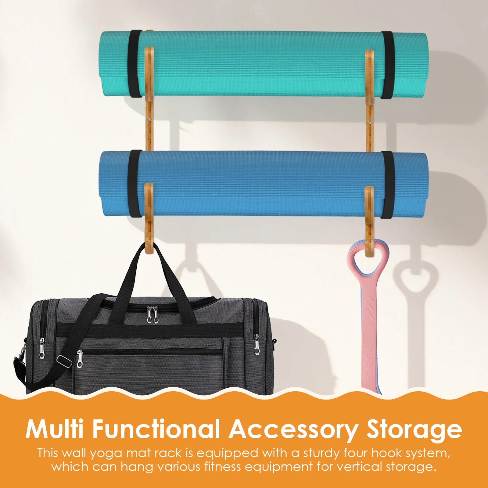 2 Buah Rak Penyimpanan Matras  - Home Gym On Carpet ulasan dan harga