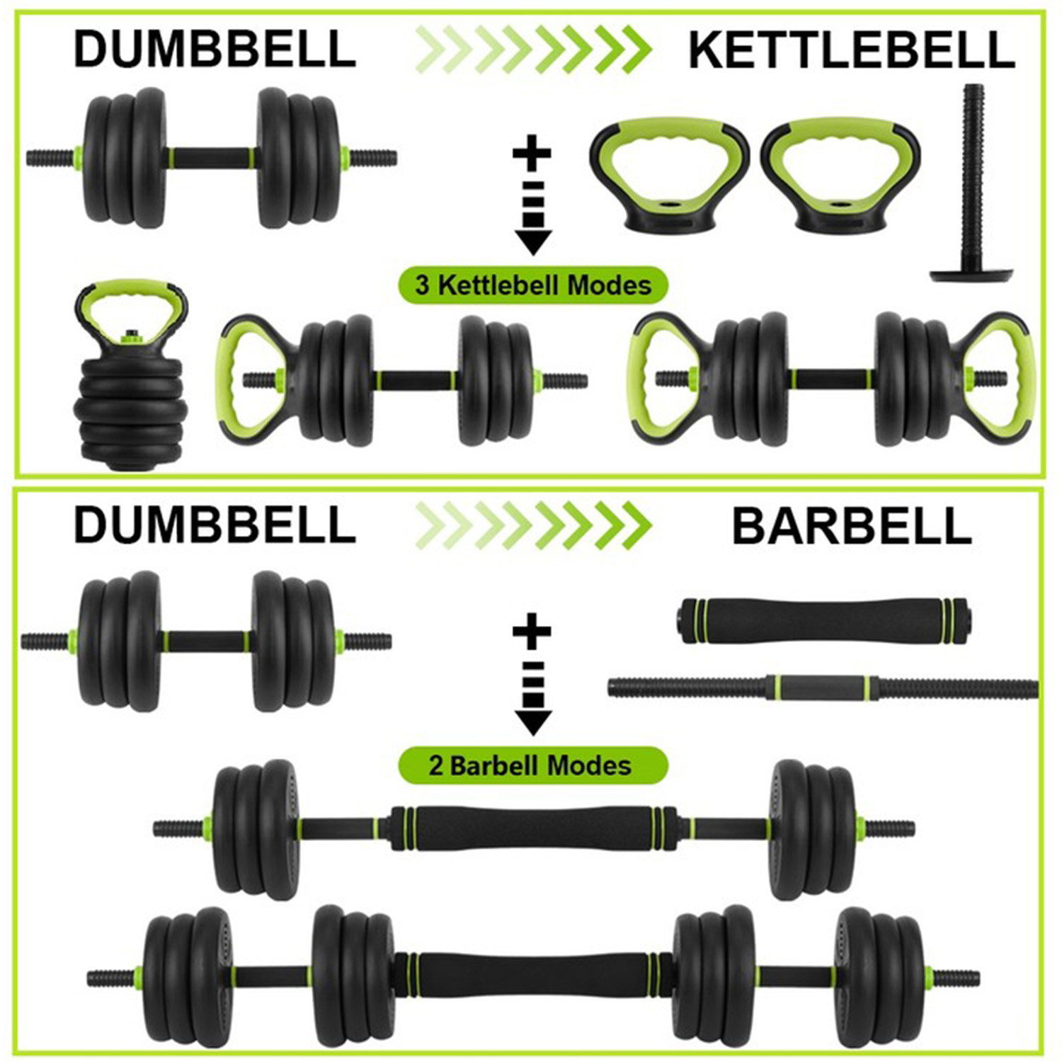 Set Dumbbell 4 in 1 yang Dapat - Home Gym Used ulasan dan harga