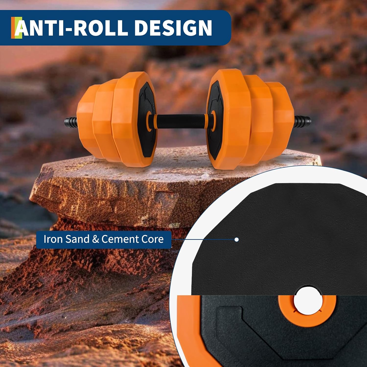 Set Dumbbell 4-in-1 yang Dapat - Home Gym Used ulasan dan harga