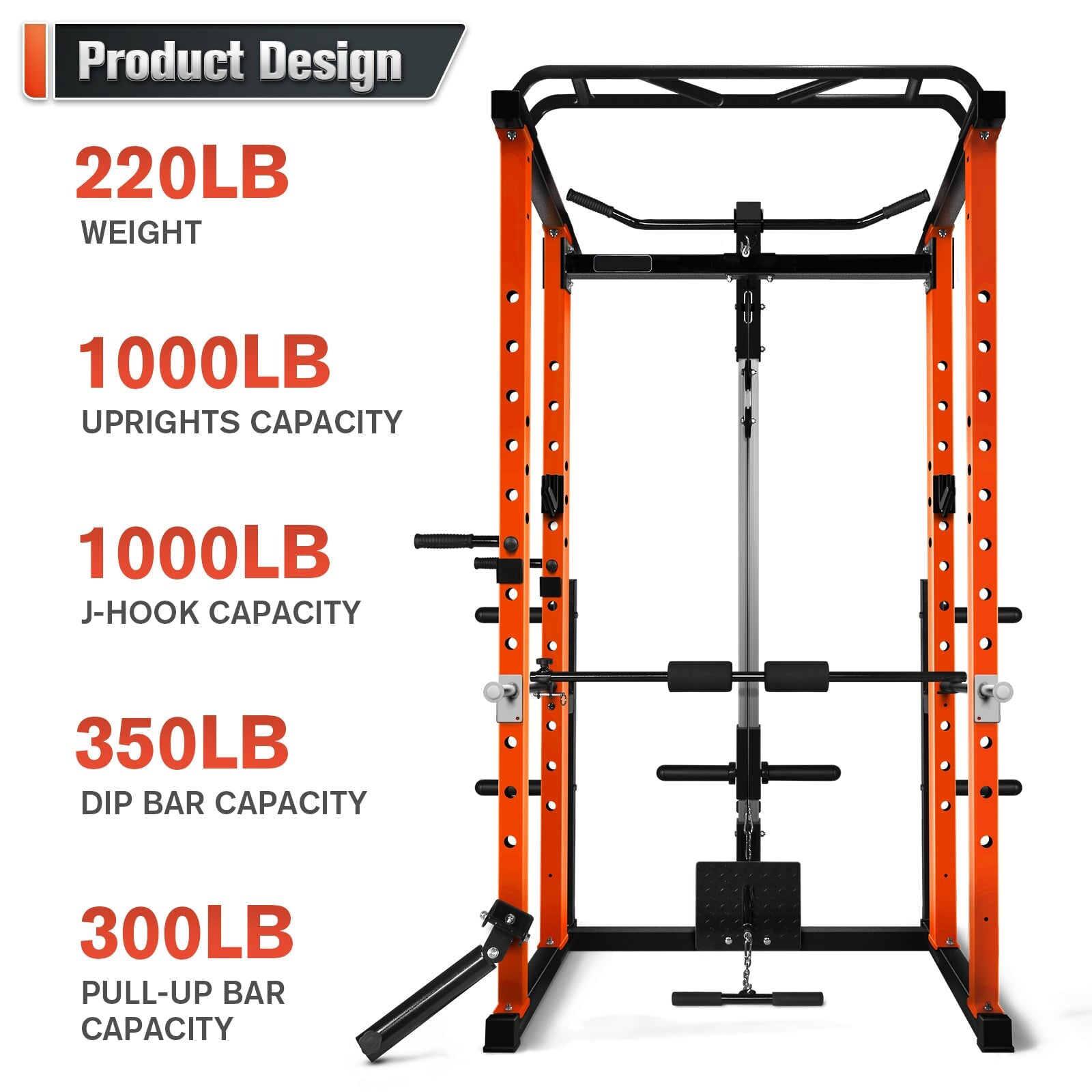 Rak Latihan Multifungsi Komers - Squat Rack Power ulasan dan harga