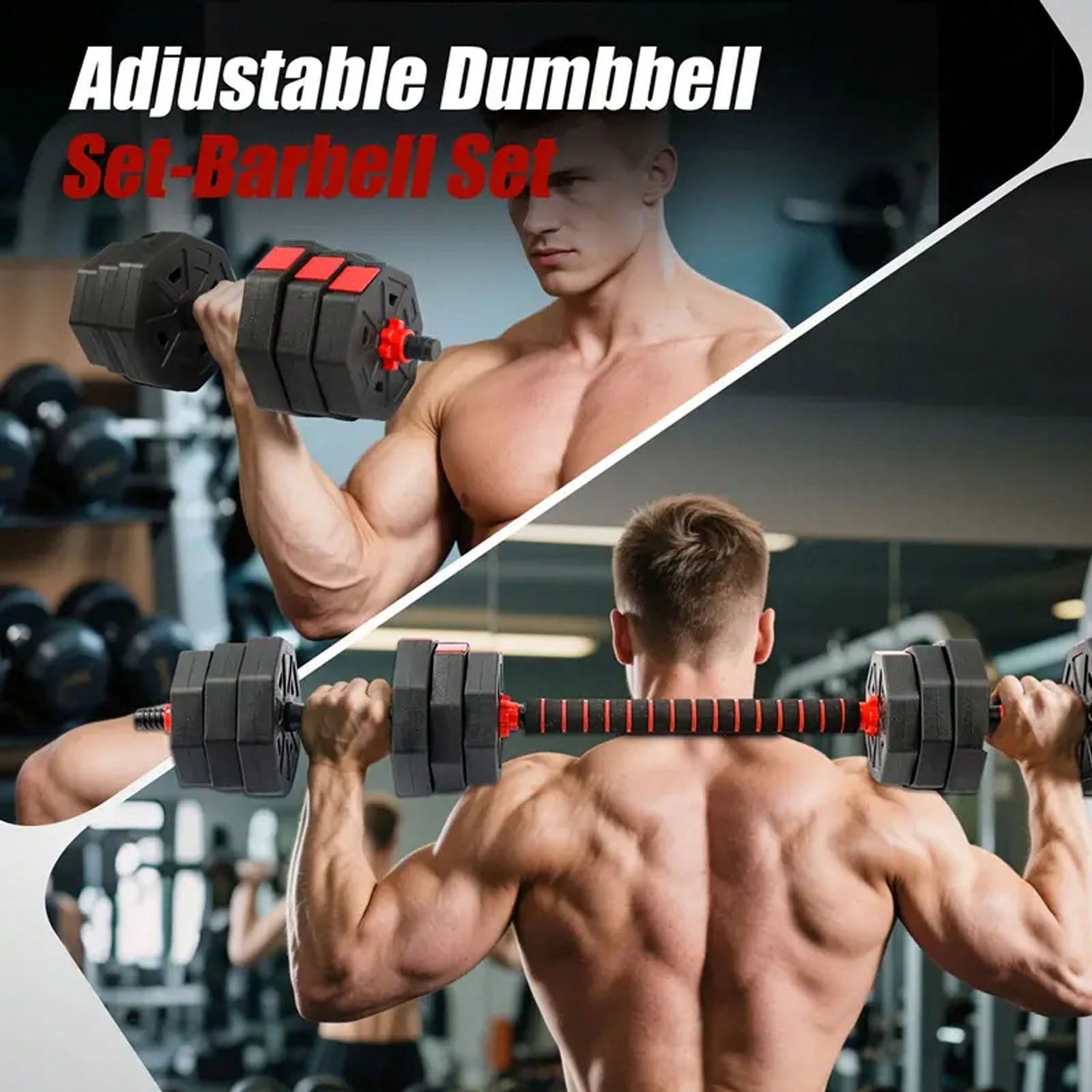 Set Beban Bebas 44lbs Dengan K - Home Gym Used ulasan dan harga