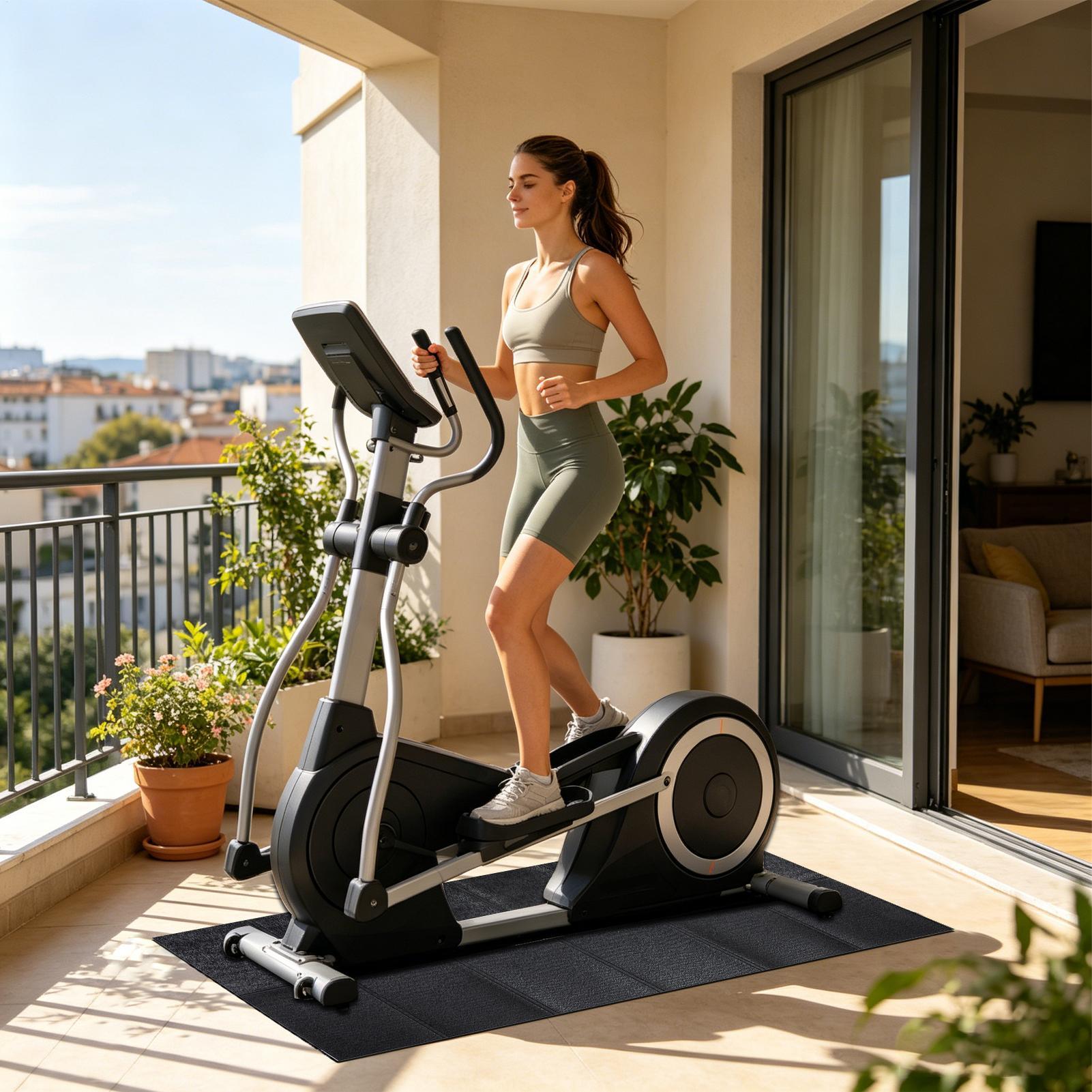 Alas Treadmill Tahan Air, Lipa - Home Gym Yoga Mat ulasan dan harga