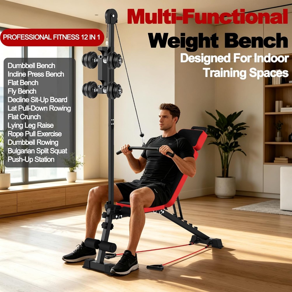 Bangku Angkat Beban Multi-Fung - Adjustable Weight Bench ulasan dan harga