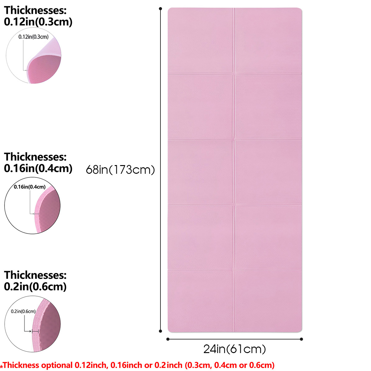 Matras Yoga Pilates Matras Keb - Home Gym On Carpet ulasan dan harga