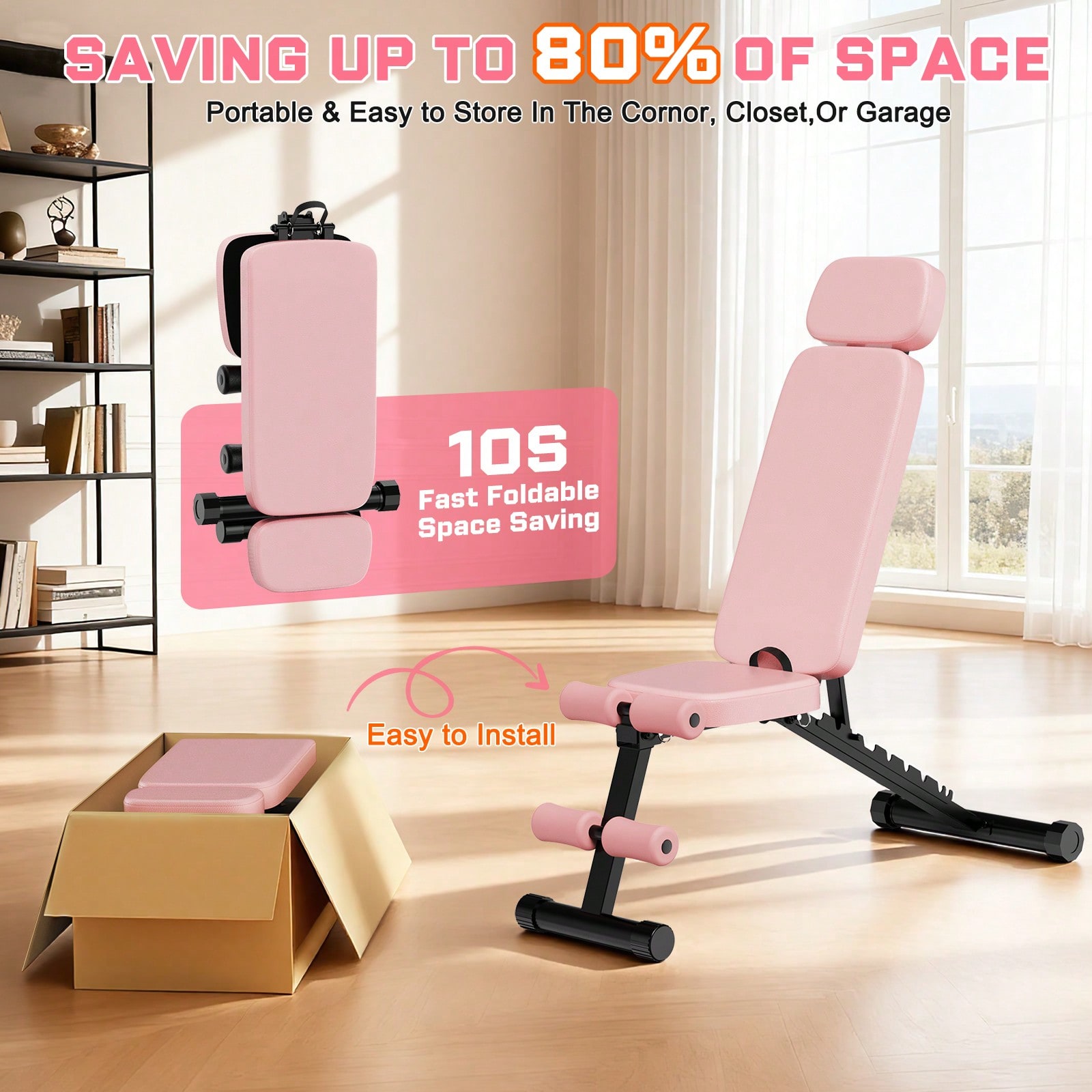 GIKPAL 9 Posisi Bangku Angkat  - Adjustable Weight Bench ulasan dan harga