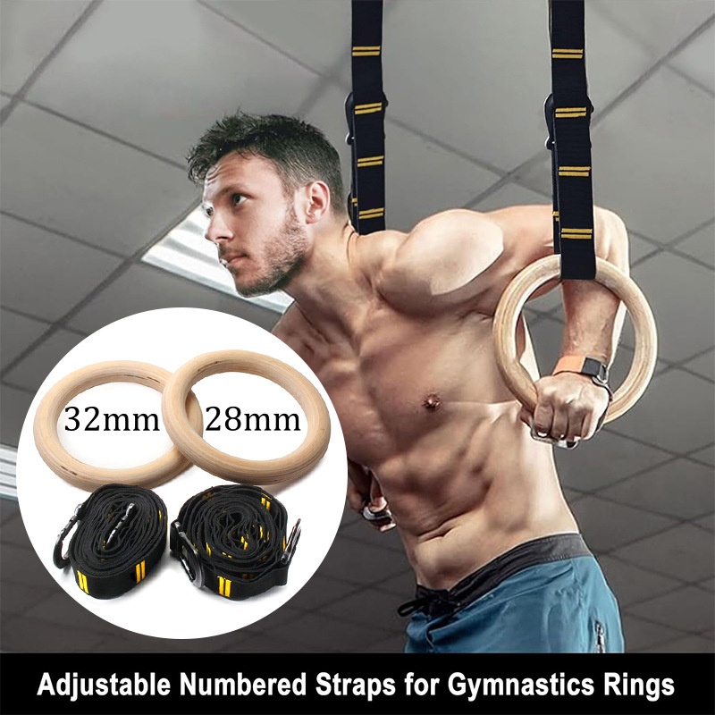 Cincin Senam Pull-up 28mm 32mm - Home Gym Hyrox ulasan dan harga