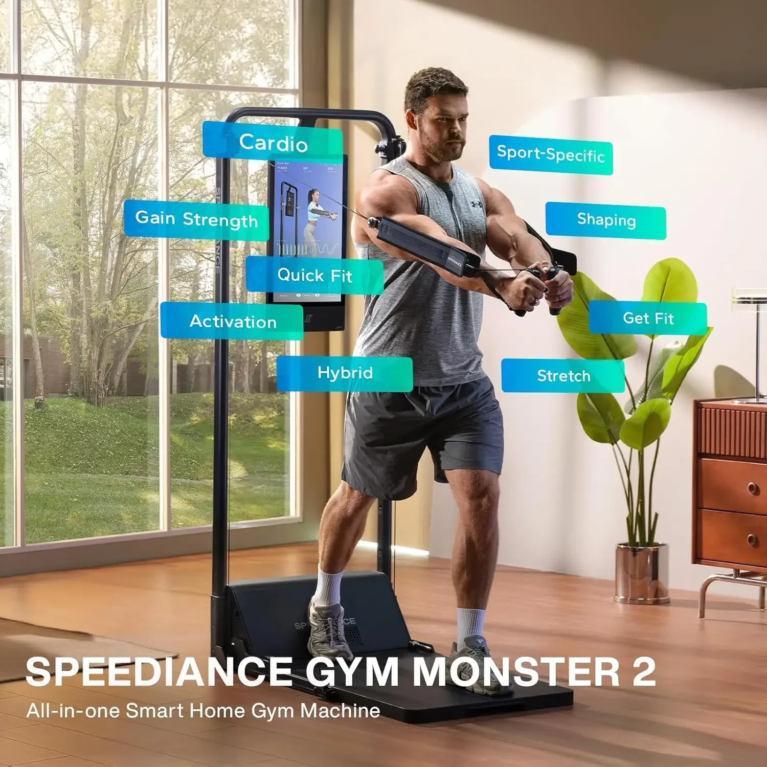 Gym Monster 2 Smart Home Gym,  - Home Gym Hyrox ulasan dan harga