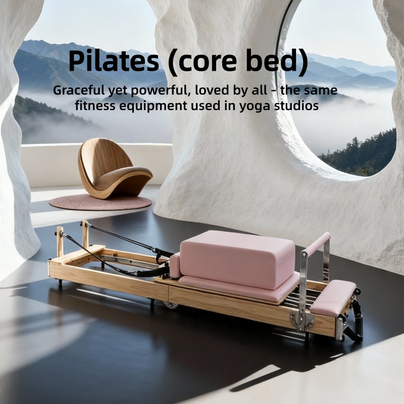 Pilates Core Bed Lipat Kayu Ka - Home Gym Pilates ulasan dan harga